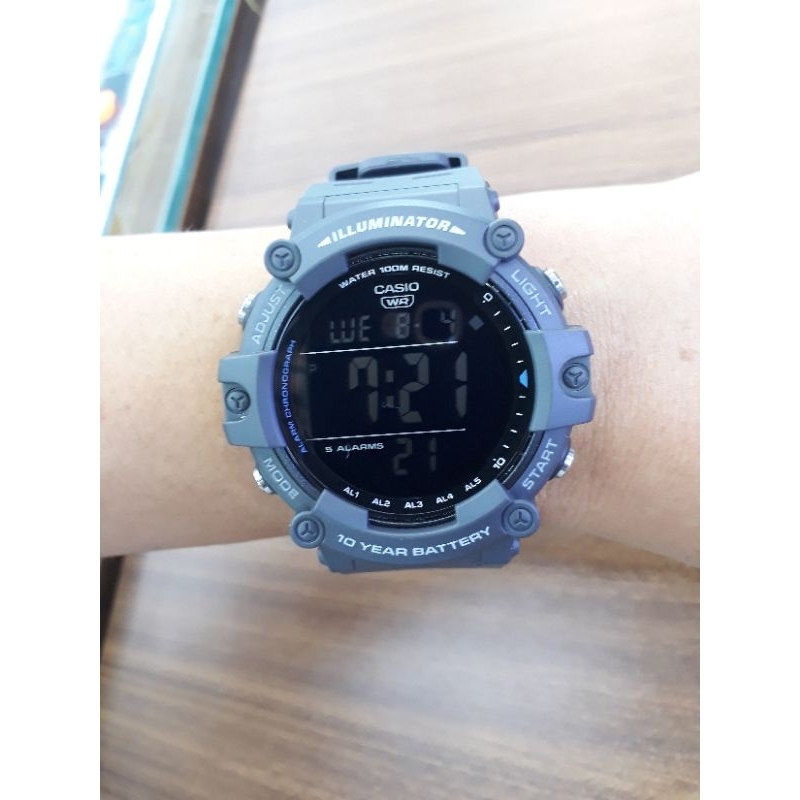 Jam Casio AE-1500WH-8BVDF ILLUMINATOR