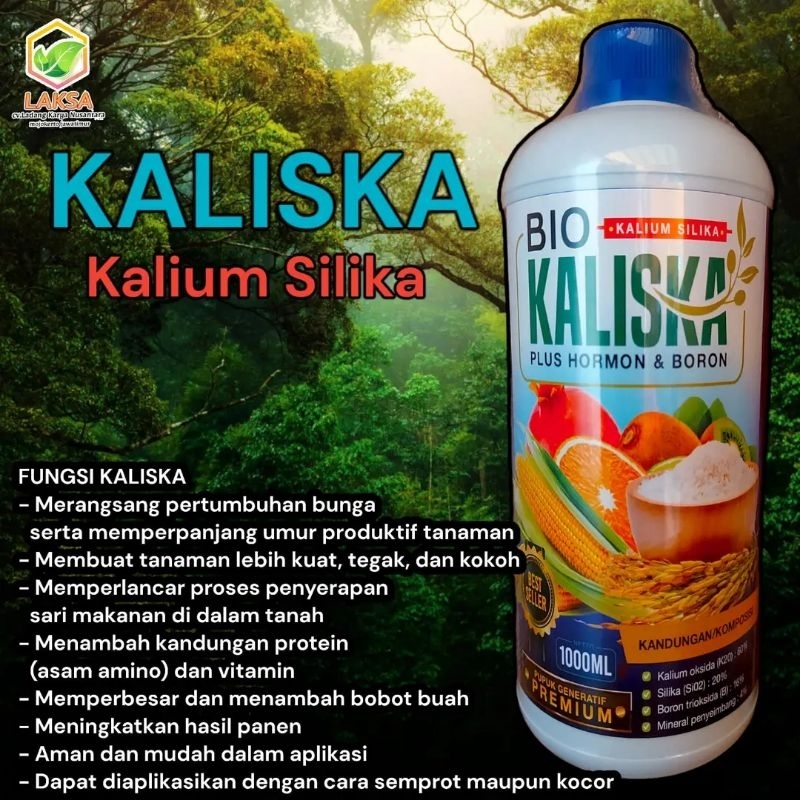 Pupuk cair Bio Kaliska Kalium dan silika