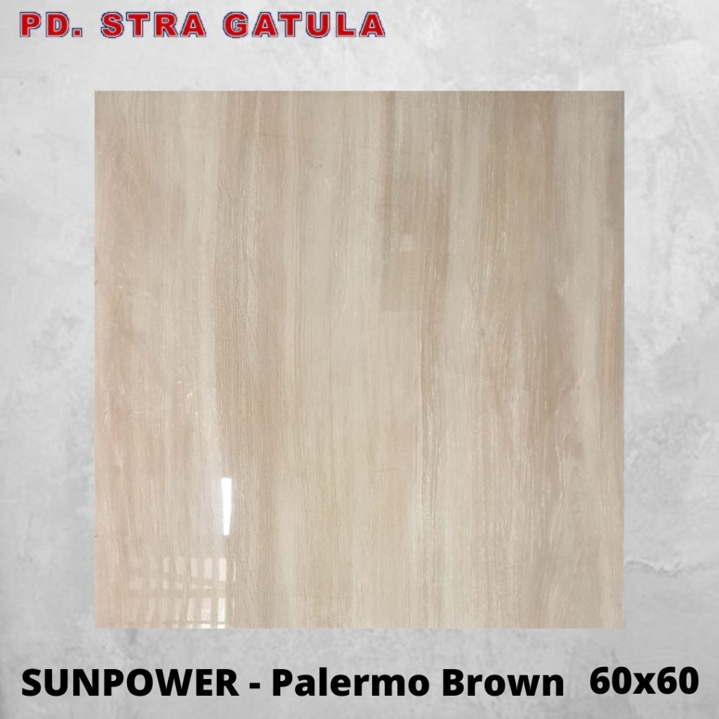 Granit 60x60 SUNPOWER Palermo Brown / Bruno - Granit Lantai - Granit Dinding