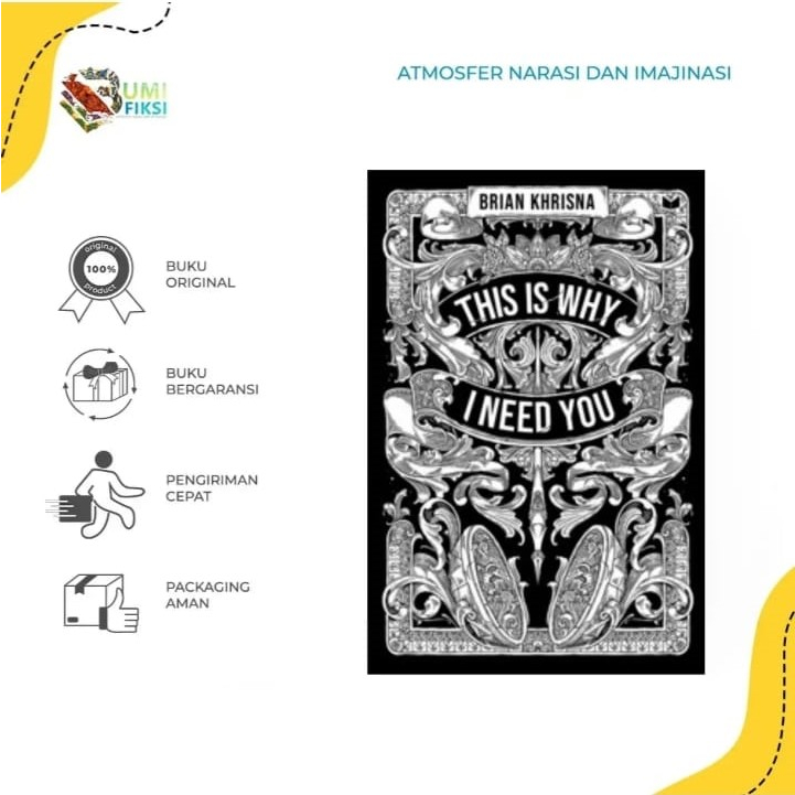 NOVEL - THIS IS WHY I NEED YOU - BRIAN KHRISNA - MEDIA KITA - BUMIFIKSI