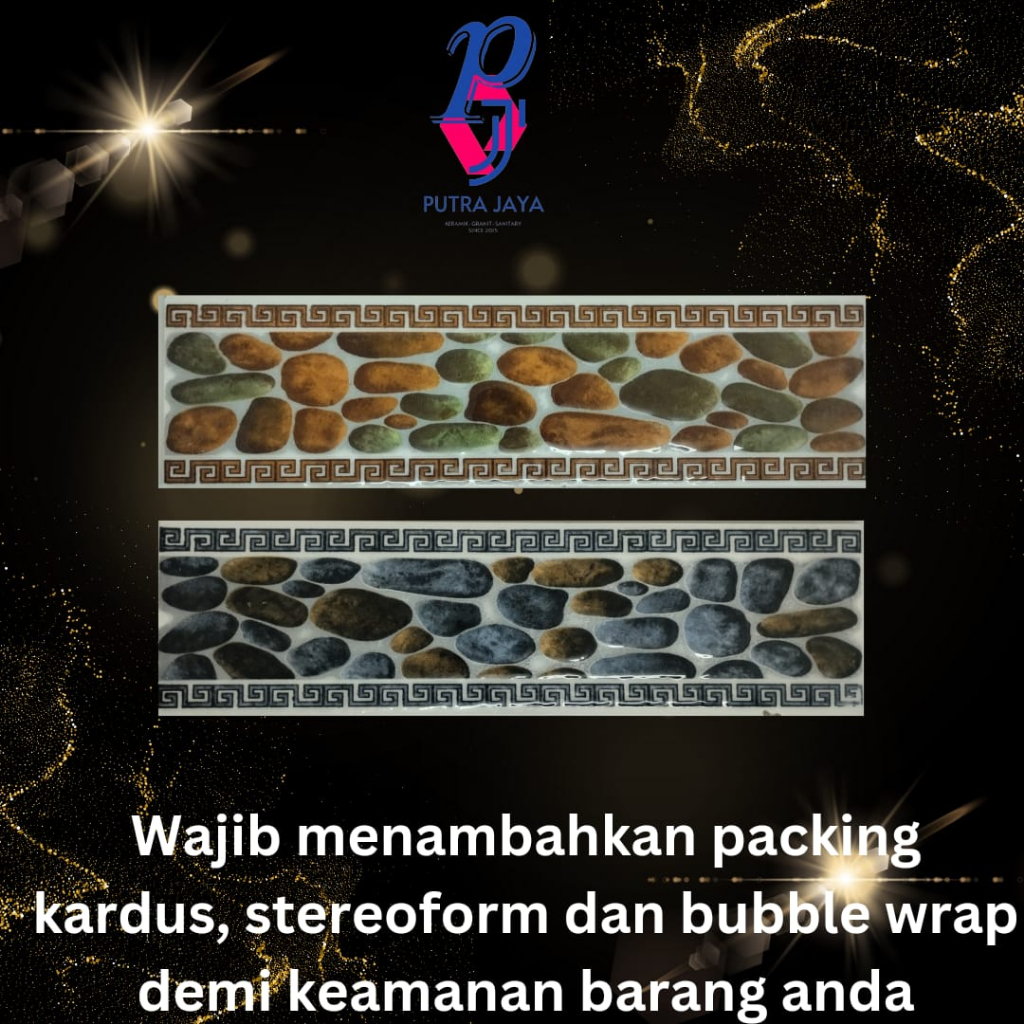 Lis Keramik Dinding Rumah/Teras/Dapur Ukuran 8x30