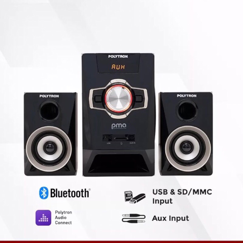 speaker polytron pma 9321 multimedia usb bluetooh