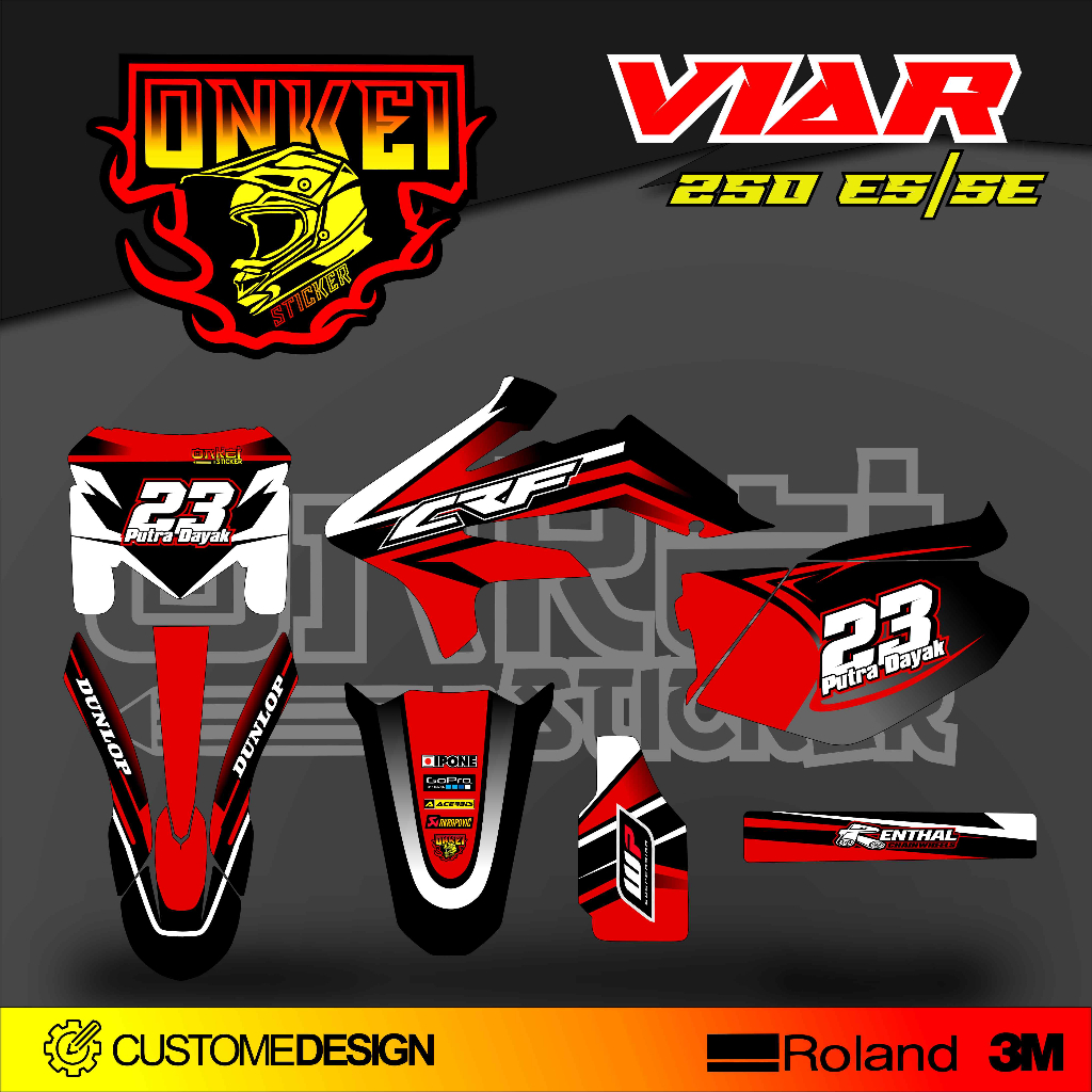 DECAL STICKER VIAR 250 SE/ES SV5