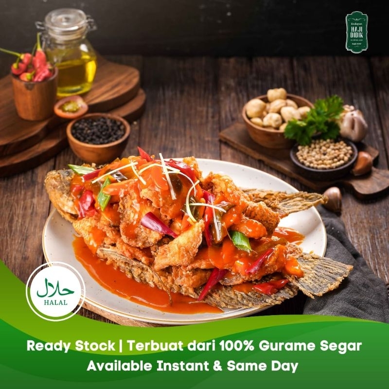 

Gurame Asam Manis - Matang - Halal Tanpa Pengawet Tanpa MSG Gluten Free