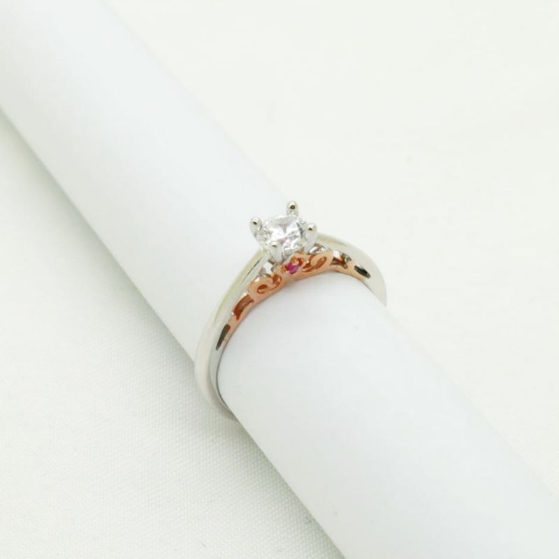 Cincin WG Hala Pesona Collection RI230075 Hala Gold 18K