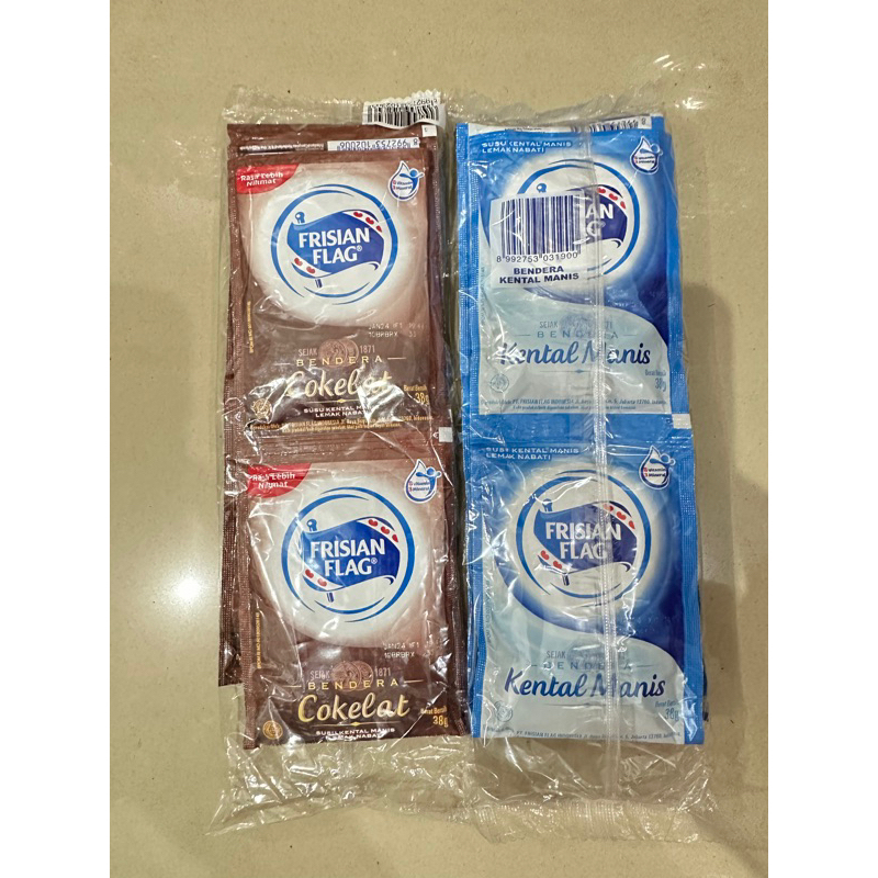 

Susu Frisian flag reteng isi 6 sachet