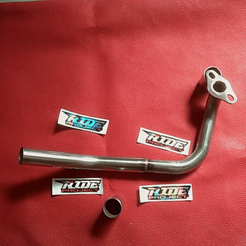 Leher samping beat deluxe 26/28 leher knalpot samping beat deluxe