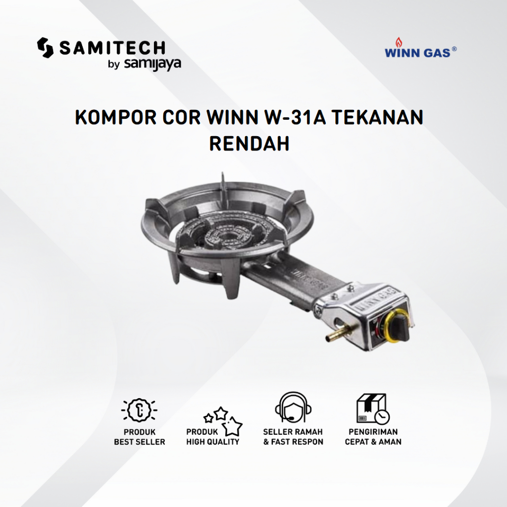 KOMPOR COR - KOMPOR HOWOS - KOMPOR KOMERSIL WINN W-31A W 31A W31A TEKANAN RENDAH