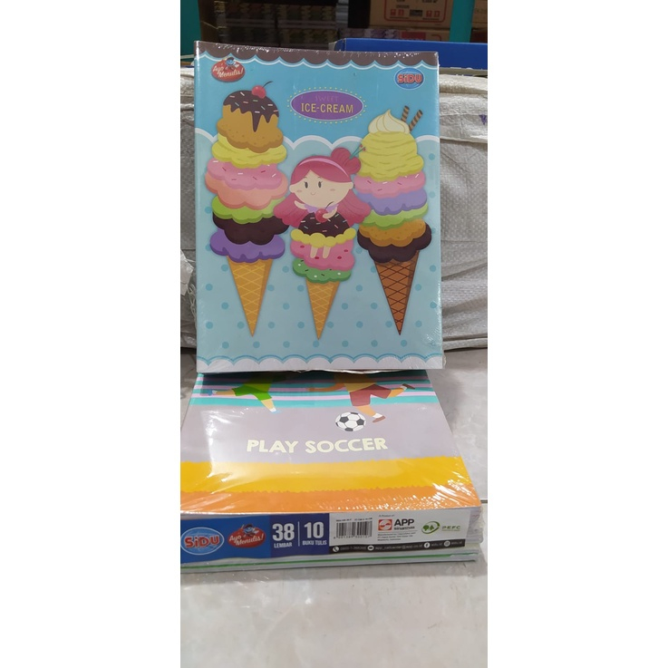 

Buku tulis SIDU 38 Lembar (harga 1Pack)