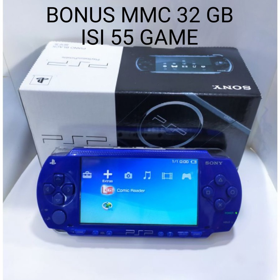 PSP SONY SERI 1000 CFW RAM 8GB SUDAH TERISI GAME 30 GAME