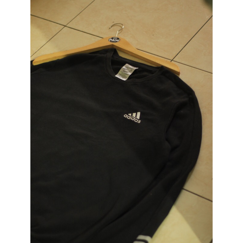 Crewneck Adidas Second Hitam Tag Atas