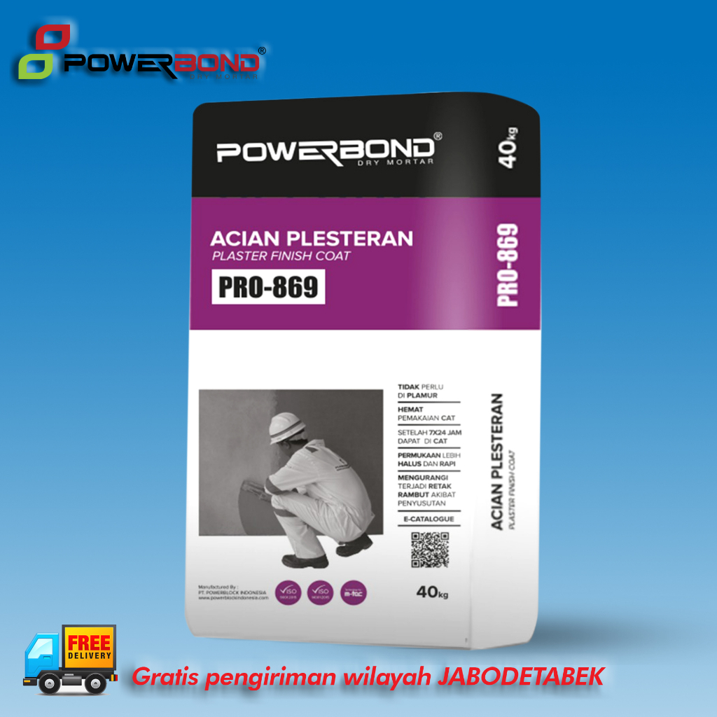 SEMEN POWERBOND PRO-869( ACIAN PLESTERAN ) 40KG