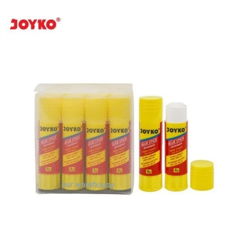 

PER PACK Lem Stik Kertas, Glue Stick Kecil 8 gr JOYKO GS-09 PER PAK ISI 12 PCS