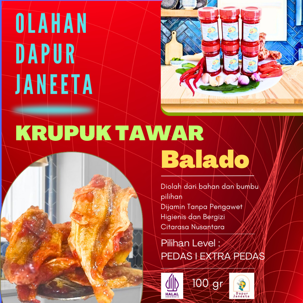 

KRUPUK TAWAR BALADO By DAPUR JANEETA