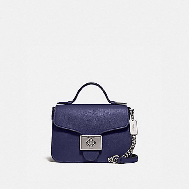 Coach new F77897 blue CASSIDY TOP HANDLE CROSSBODY