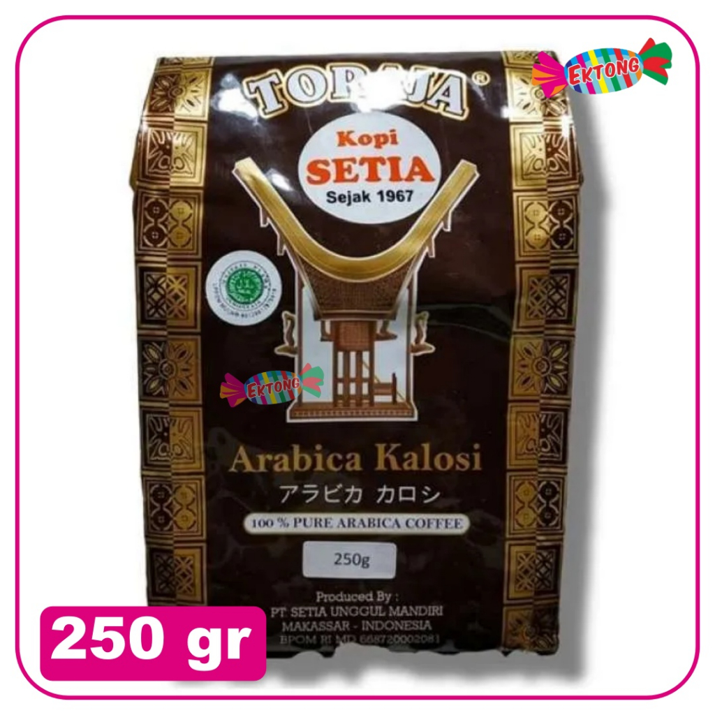 

KOPI SETIA TORAJA ARABIKA KALOSI 250 gr
