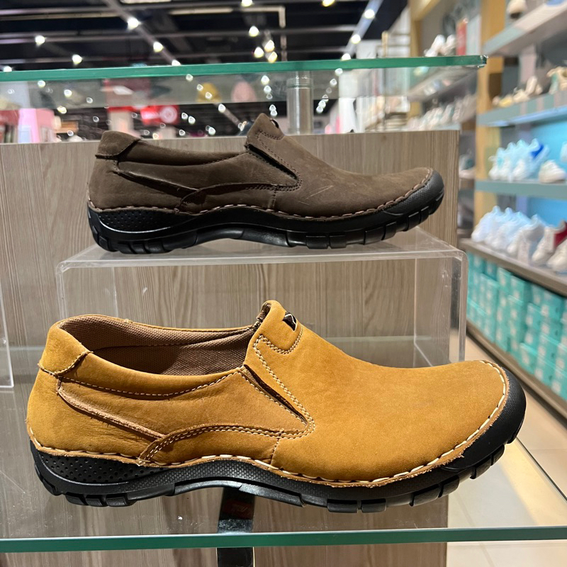 Jim joker Original sepatu slip on pria bahan dasar kulit dengan sol comfy dan durable 39-44