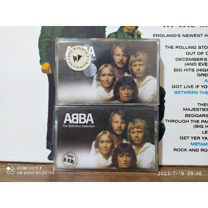 Sepaket Kaset Pita : ABBA - The Definitive Collection (CASSETTE ONE & TWO).