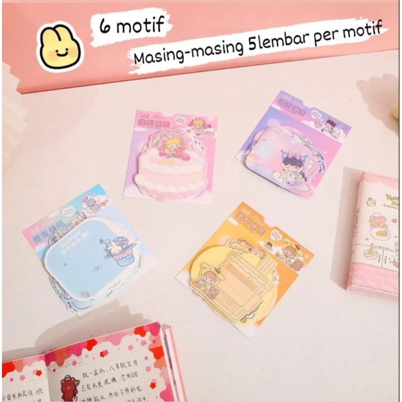 

Memopad / Kertas catatan mini (1bks 30lbr)