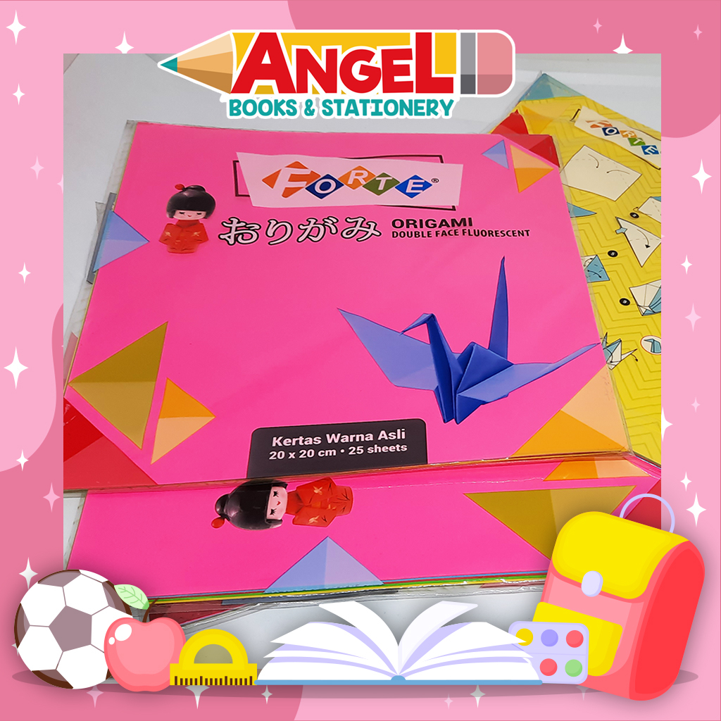 

Kertas Origami / Origami Lipat Double Side Warna Forte 20x20