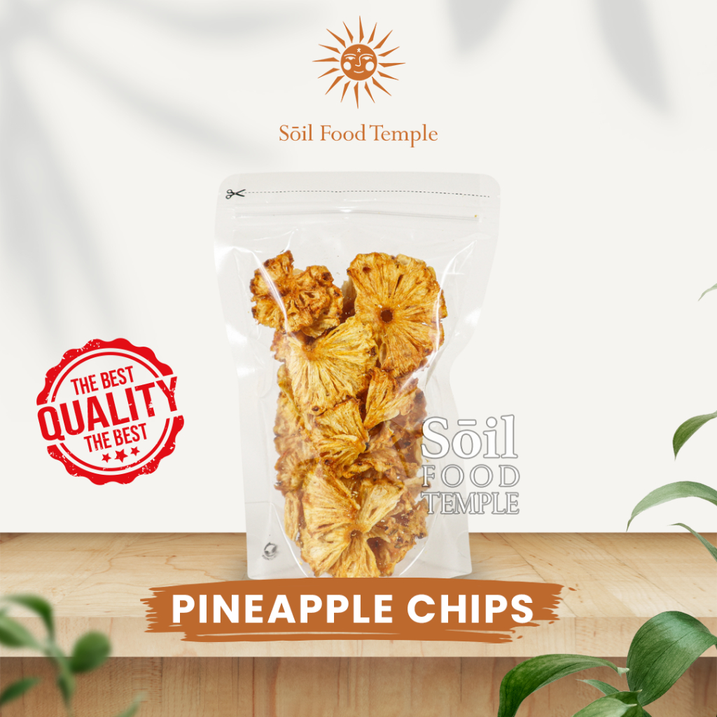 

Keripik Nanas Pineapple Chips Air fried Lowfatt Snack 500gr - 1kg