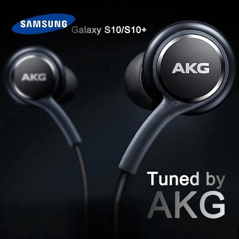 [HF042] (Plastik) Headset Samsung HF AKG S20 Ultra S21+ Note 10 S20Lite Audio Music Jack 3.5Mm Super