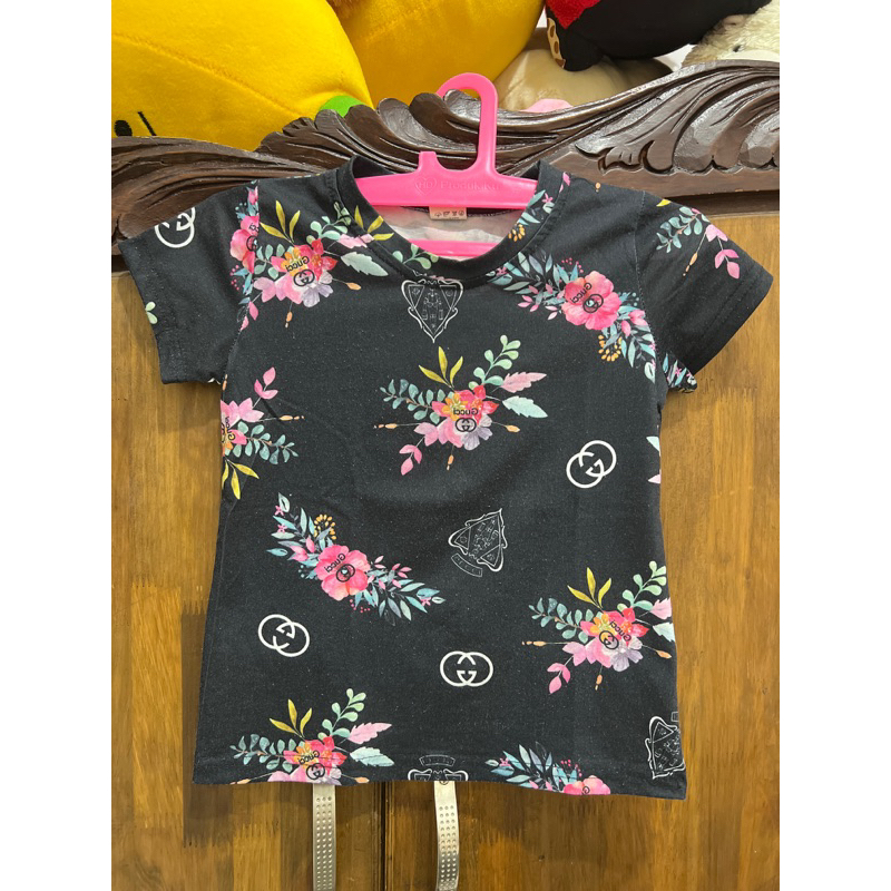 Preloved Kaos Anak Perempuan Navy Gucci