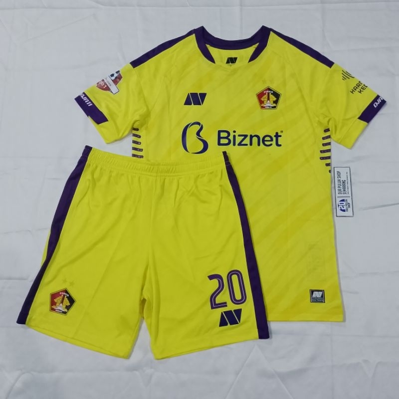 Setelan Jersey + Celana Persik Kediri Away 2020 Original Noij Sportwear Size M