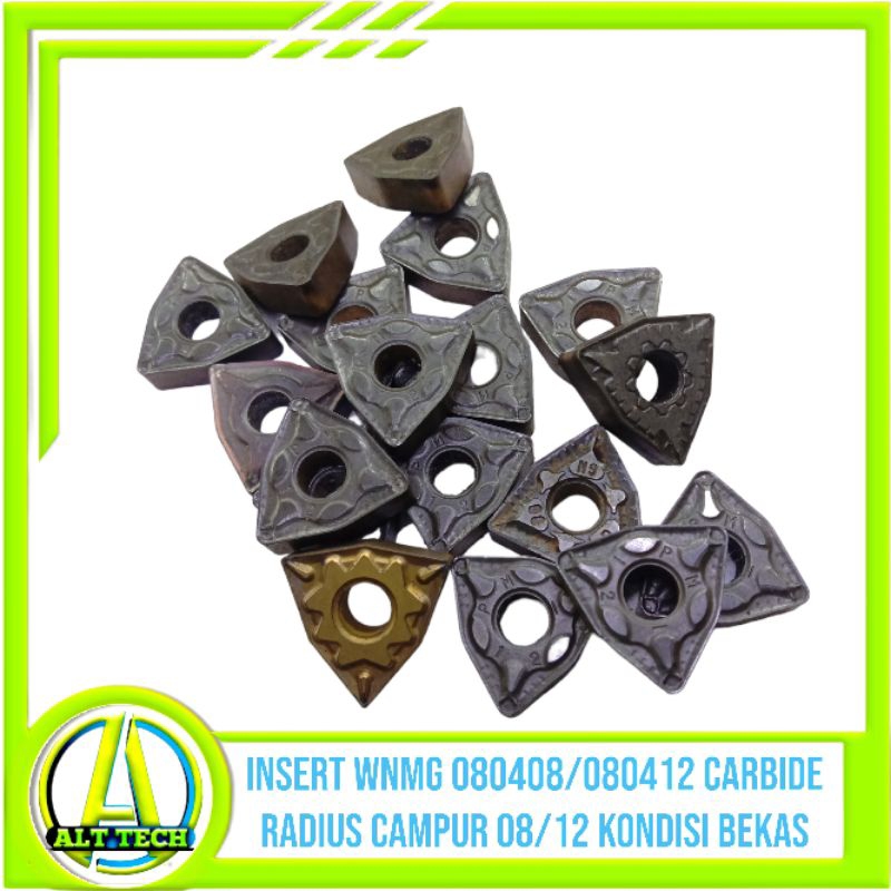 insert WNMG 080408 bekas siap pakai cocok untuk holder MWLNR