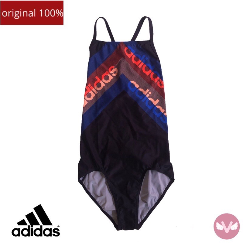 Baju Renang anak perempuan remaja Adidas Original 100% / Baju Renang Adidas Black