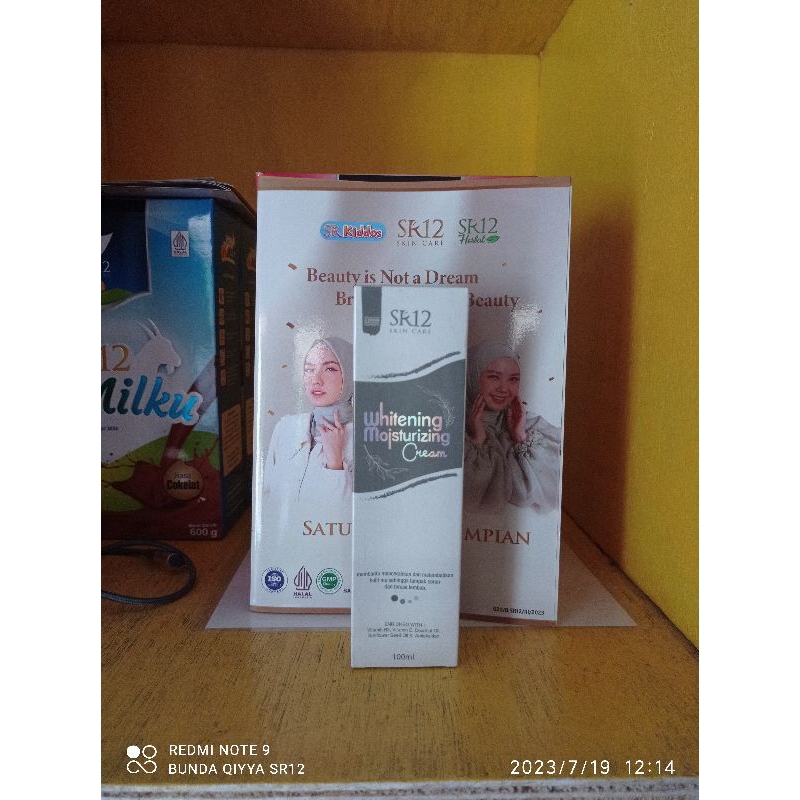 Whitening Mouisturizing Cream Sr12/Lotion pemutih permanen/untuk wajah dan badan/pemutih badan alami