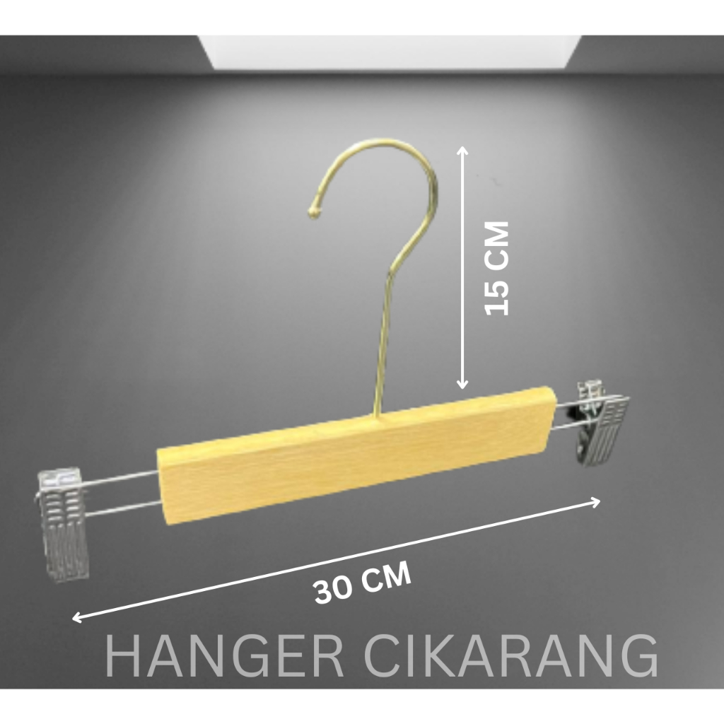 Hanger Kayu Jepit Premium 363 / Hanger Kayu Jepit Impor / Hanger Kayu Jepit  / Hanger Kayu Impor / H