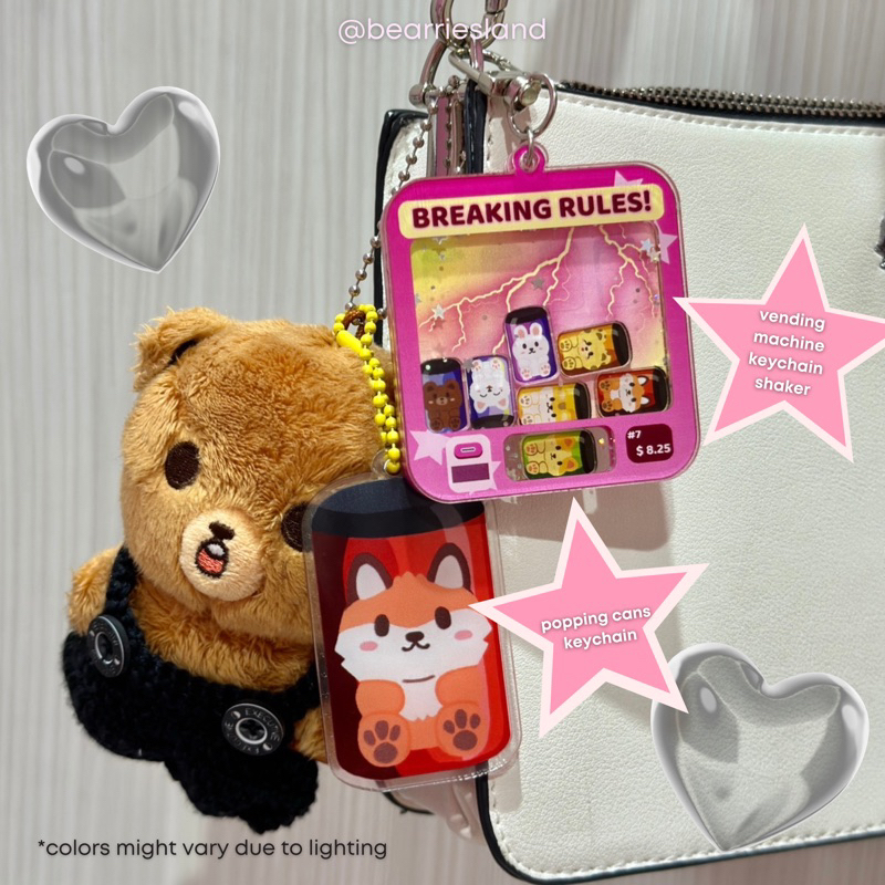 {LIMITED ED} NCT DREAM Vending Machine Keychain Shaker • inspired by ISTJ album • by bearriesland