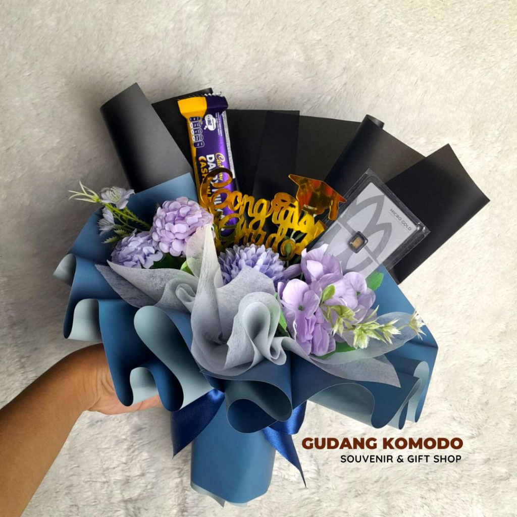 

Anastasia Money Bouquet/Buket Hadiah Kelulusan/Buket Bunga Wisuda/Bucket Uang/Buket Emas