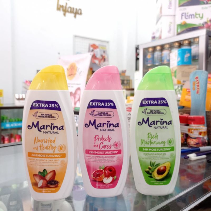 MARINA NATURAL HAND & BODY LOTION 150 ML