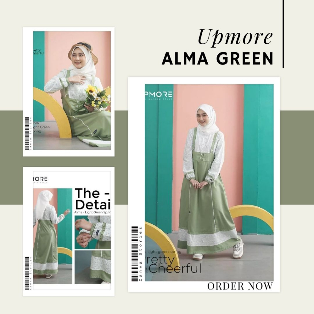 GAMIS UPMORE / GAMIS ALMA BY UPMORE / GAMIS ORI / GAMIS UPMORE TERBARU