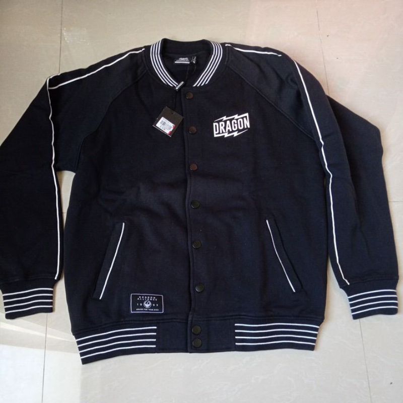 Jaket coach merk Dragon Alliance original hitam L