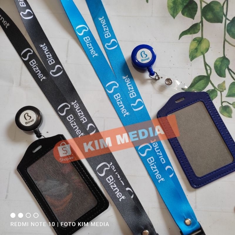 

Ready Tali Idcard Lanyard Biznet / Lanyard Biznet Yoyo Holder Kartu High Quality
