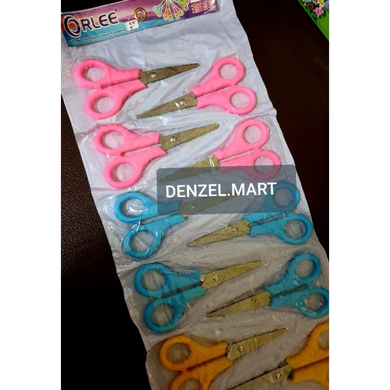 

Gunting kertas ORLEE tajam ukuran M 5.5 inci 14 cm SATUAN 1pc