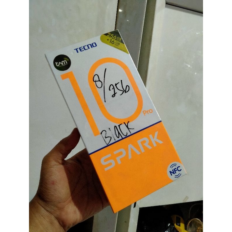 tecno spark 10 pro ram 8/256gb NFC baru