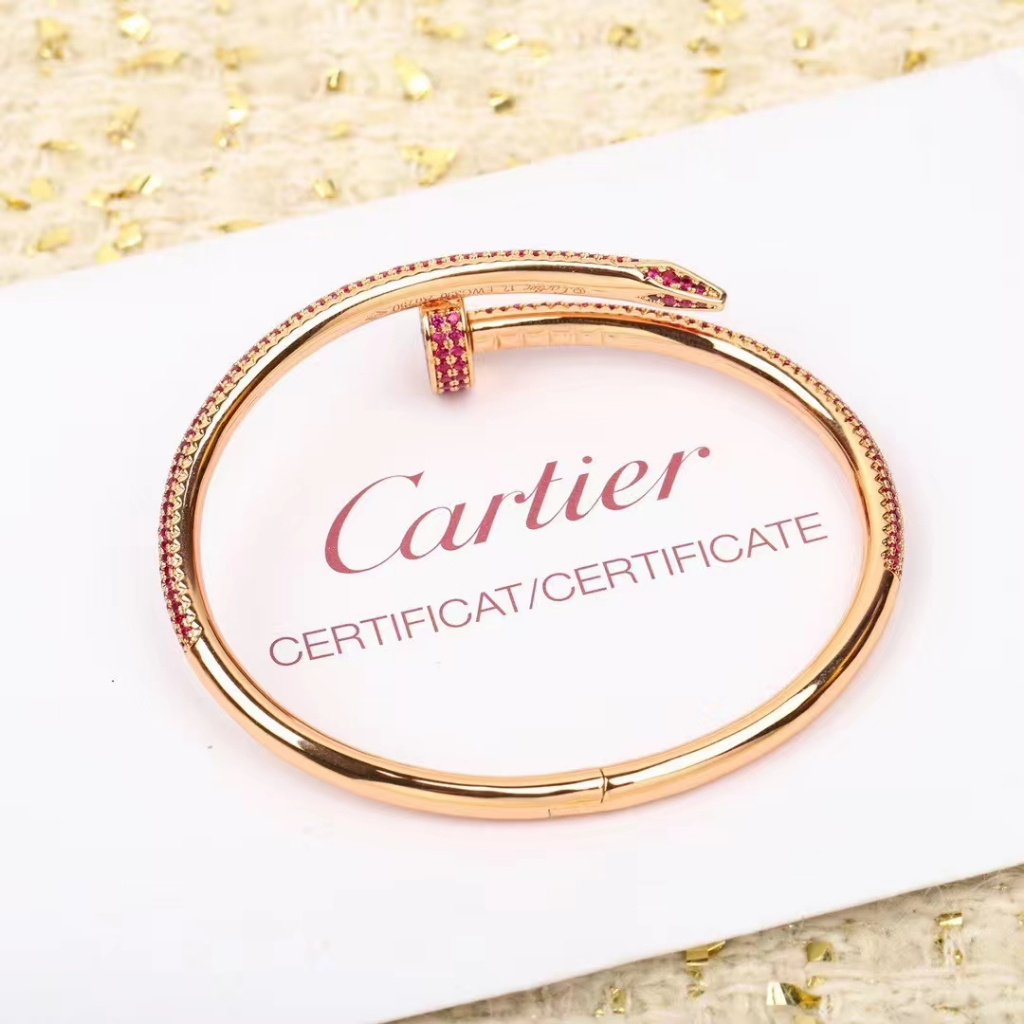 Cartier Full Diamond Nail Bracelet