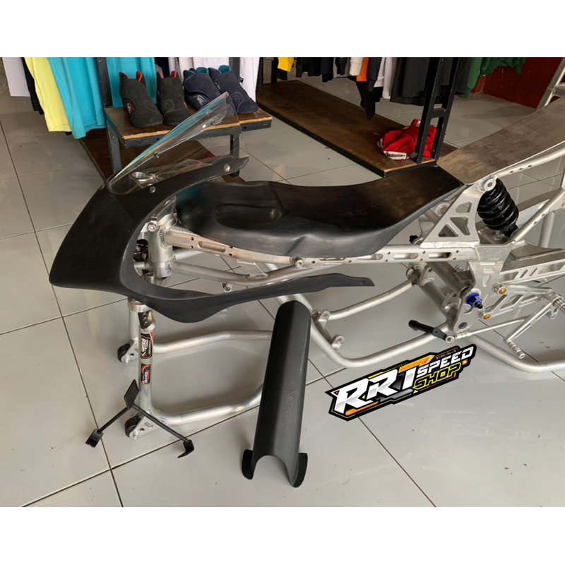 RRT FAIRING BAHAN FIBER KAWASAKI NINJA SLIM SERPICO 59 OPEN BEBAS STD AIR NON AOR 77 TEKNO TUNER