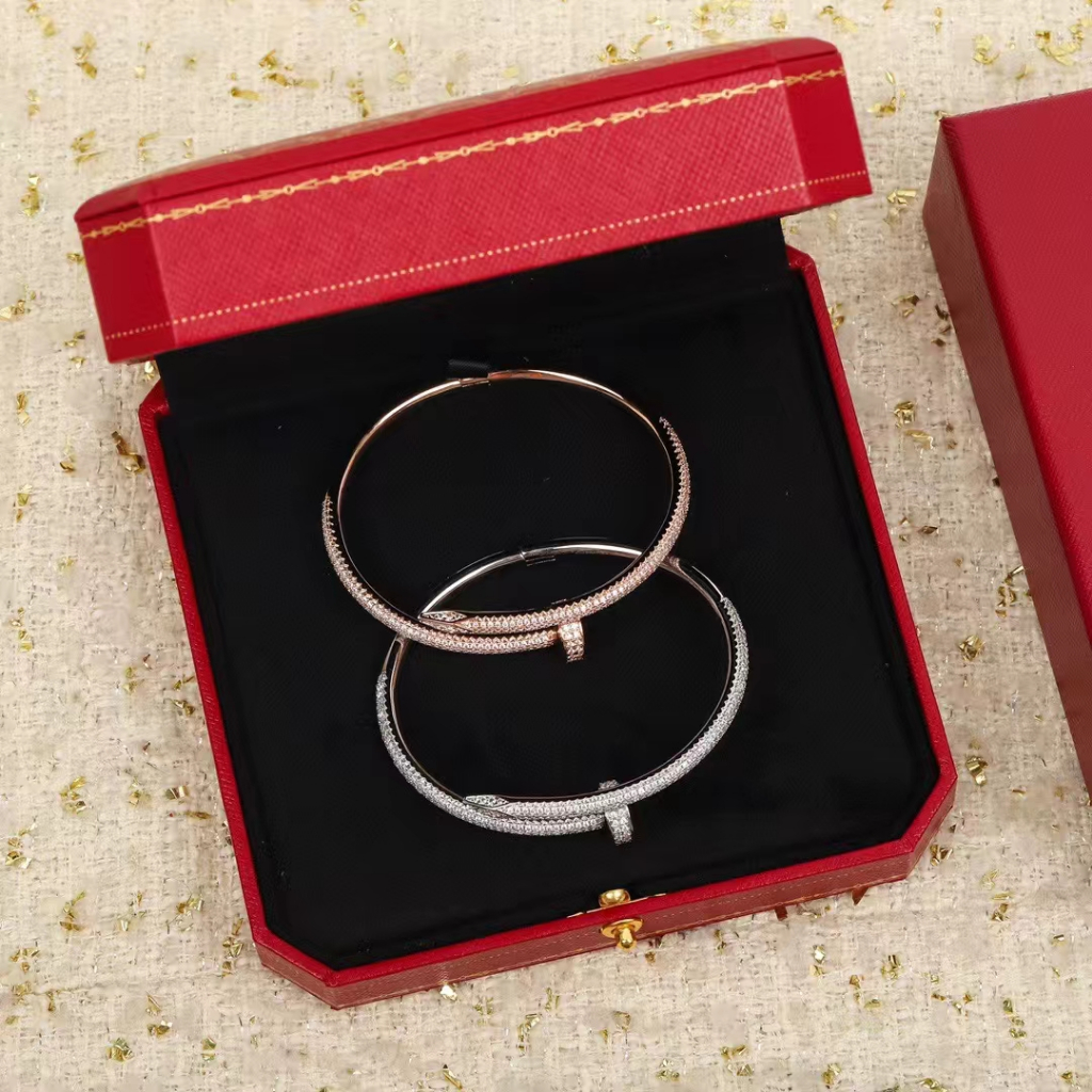 Cartier Full Diamond Nail Bracelet