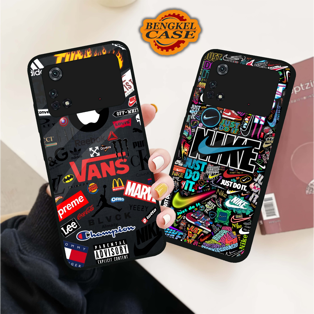 (BS11) Case Kilau Poco M4 Pro | Casing Hp Xiaomi | Pelindung Smartphone | Bengkel Case | Brand