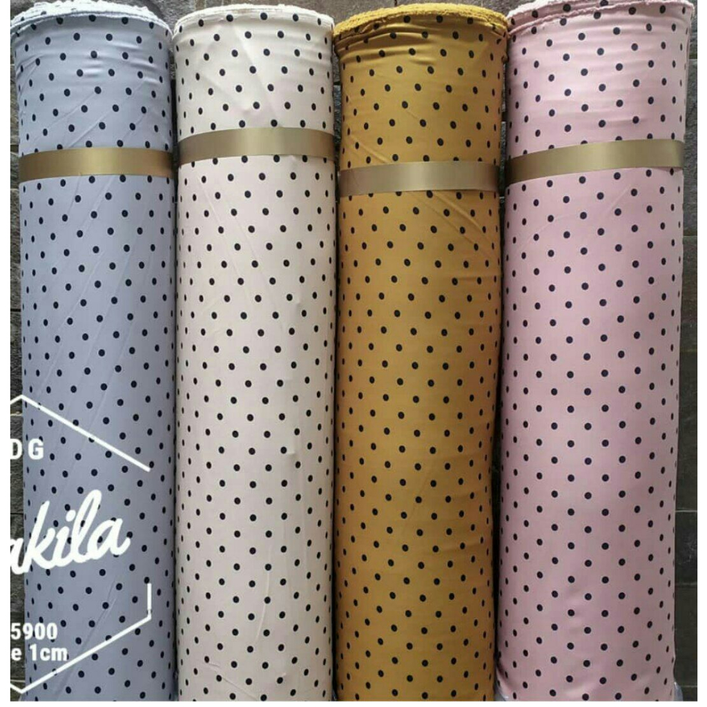 POLKADOT KAIN SHAKILA ORIGINAL PREMIUM A GRADE per 0,5 meter
