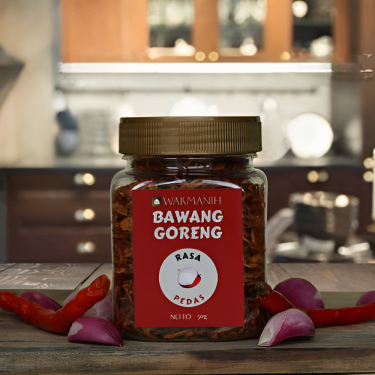 

Bawang Goreng WAKMANIH Rasa Pedas 50g/175g/250g