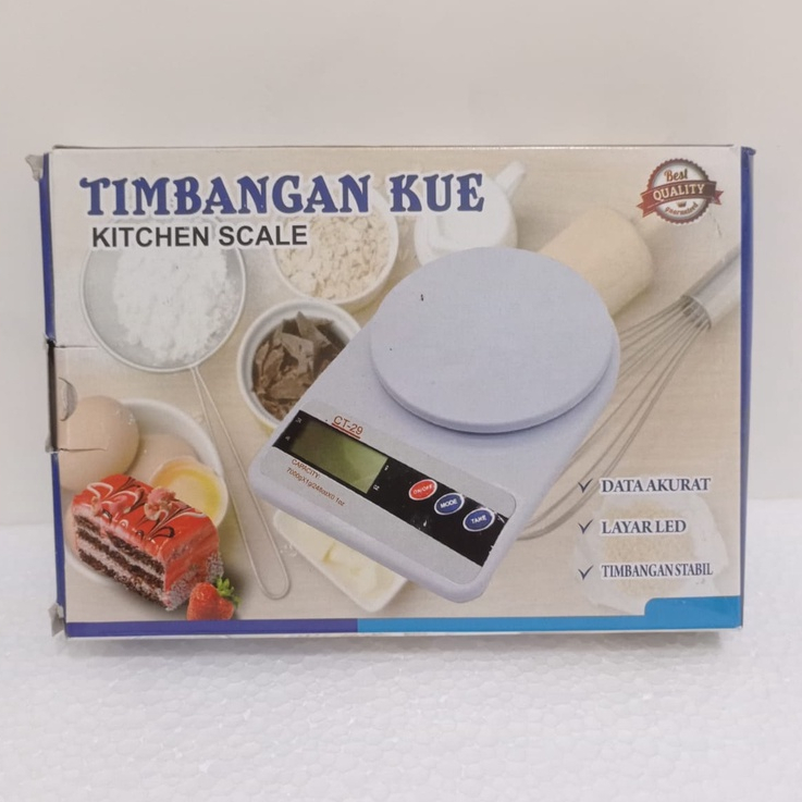 Timbangan Kue Digital 7kg Dapur Perhiasan Powder Bahan Kue Kopi Teh Tea Serbuk Bubuk Buah Fruit Serb