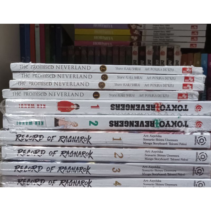 komik promised no neverland  1 2 3 7 segel cabutan