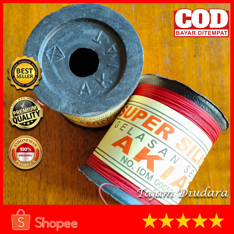 GELASAN SUPER TORAY AKIAT ORIGINAL / ISI 3 PCS / SIZE 0.22 / PANJANG 50 METER