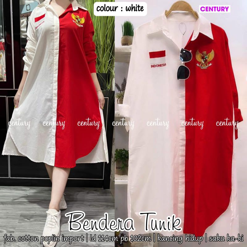tunik merah putih